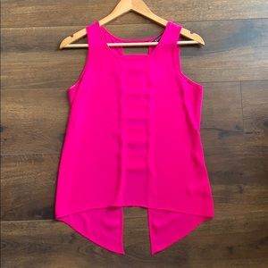 Express Cut-Out Back Tank Top; Size XS